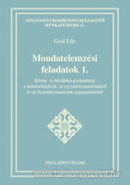 Mondatelemzsi feladatok 1.