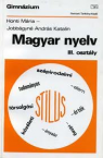 Magyar nyelv III. TK.