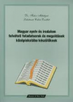 Magyar ny. s ir. felvteli feladats. s megold.