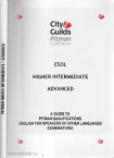 Pitman ESOL Higher Interm.Advanced