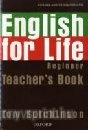 English for Life Beginner TB+CD