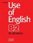 Use of English B2 for all exams