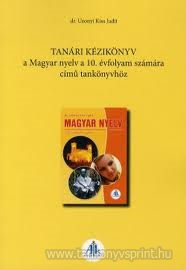 Tanri kziknyv a Magyar nyelv 10. TK.-hz